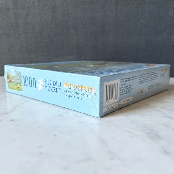 Bits And Pieces On The Hillside John Sloane Horse Farm Field 1000 Piece Puzzle - Picture 5 of 6